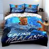 "Blue Erling Haaland Bedding Set" Bedding Duvet Cover Set Duvet Cover Pillowcases (1 * Duvet Cover 2 * Pillowcases, Without Duvet Insert)