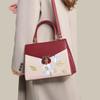 Bolsa Vermelha de Luxo Leve de Alta Qualidade Atmosférica Bolsa de Mão para Noiva Casamento Bolsa de Ombro Versátil na Moda