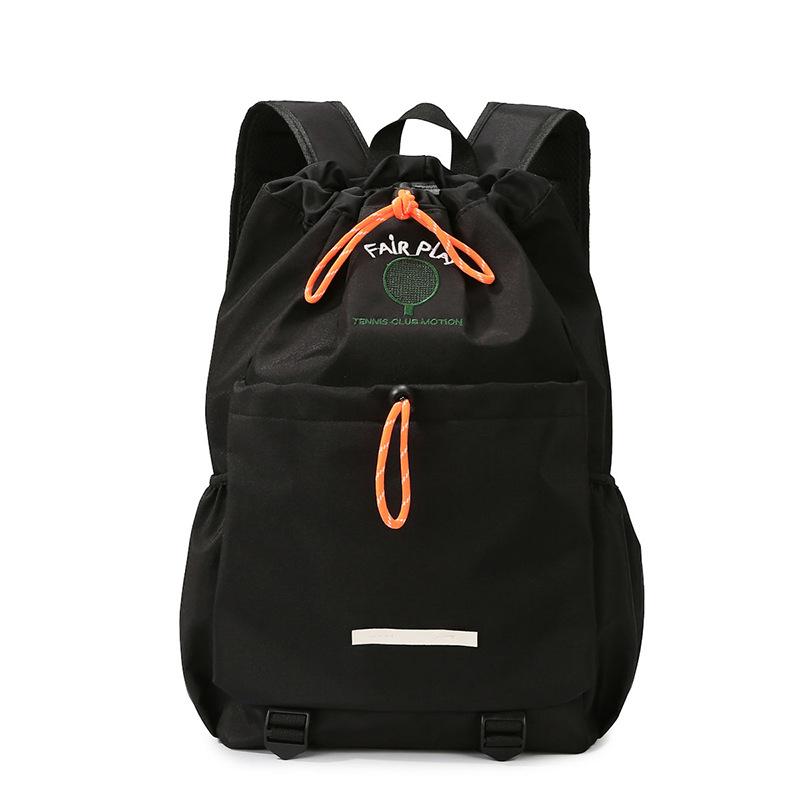 Schoolbag Backpack Light Sports Outdoor Badminton Bag Drawstring Sports Leisure Large Capacity Class Student School Bag
