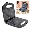 Electric Breakfast Maker with Safe Handle Anti Stick Aluminum Electric   Press for Waffle Snacks
