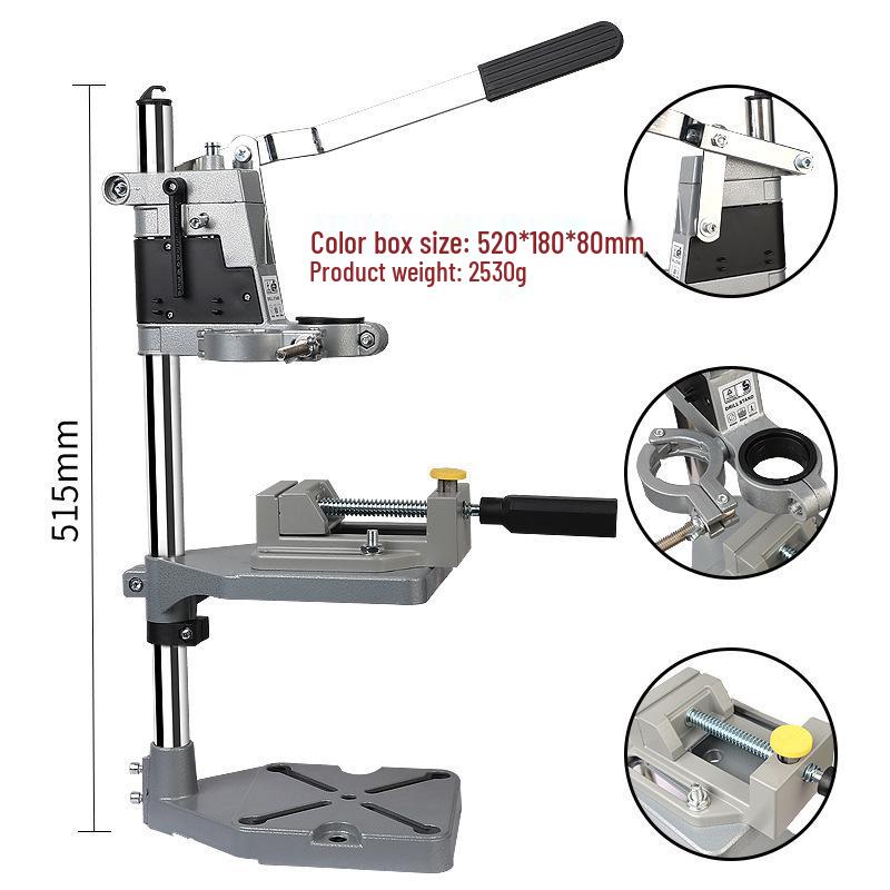 Mini Electric Drill Stand with Multifunctional Angle Grinder and Special Flat-Nose Pliers