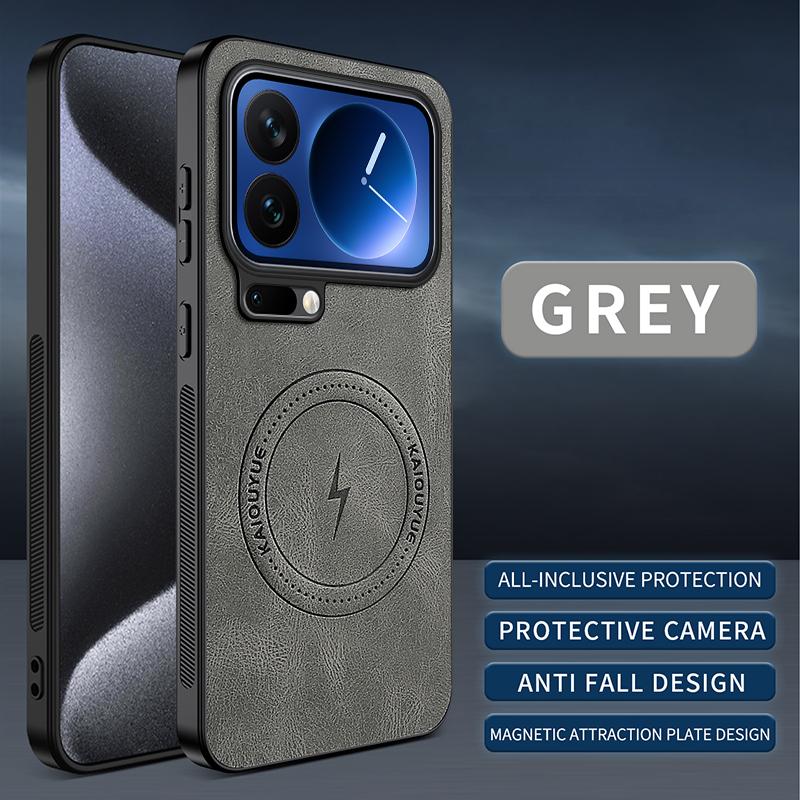 For Xiaomi 17 Pro Max Case for Magsafe Luxury Sheep Leather Skin Magnetic Matte Cover for Xiaomi Mi 17pro Anti-drop Bumper