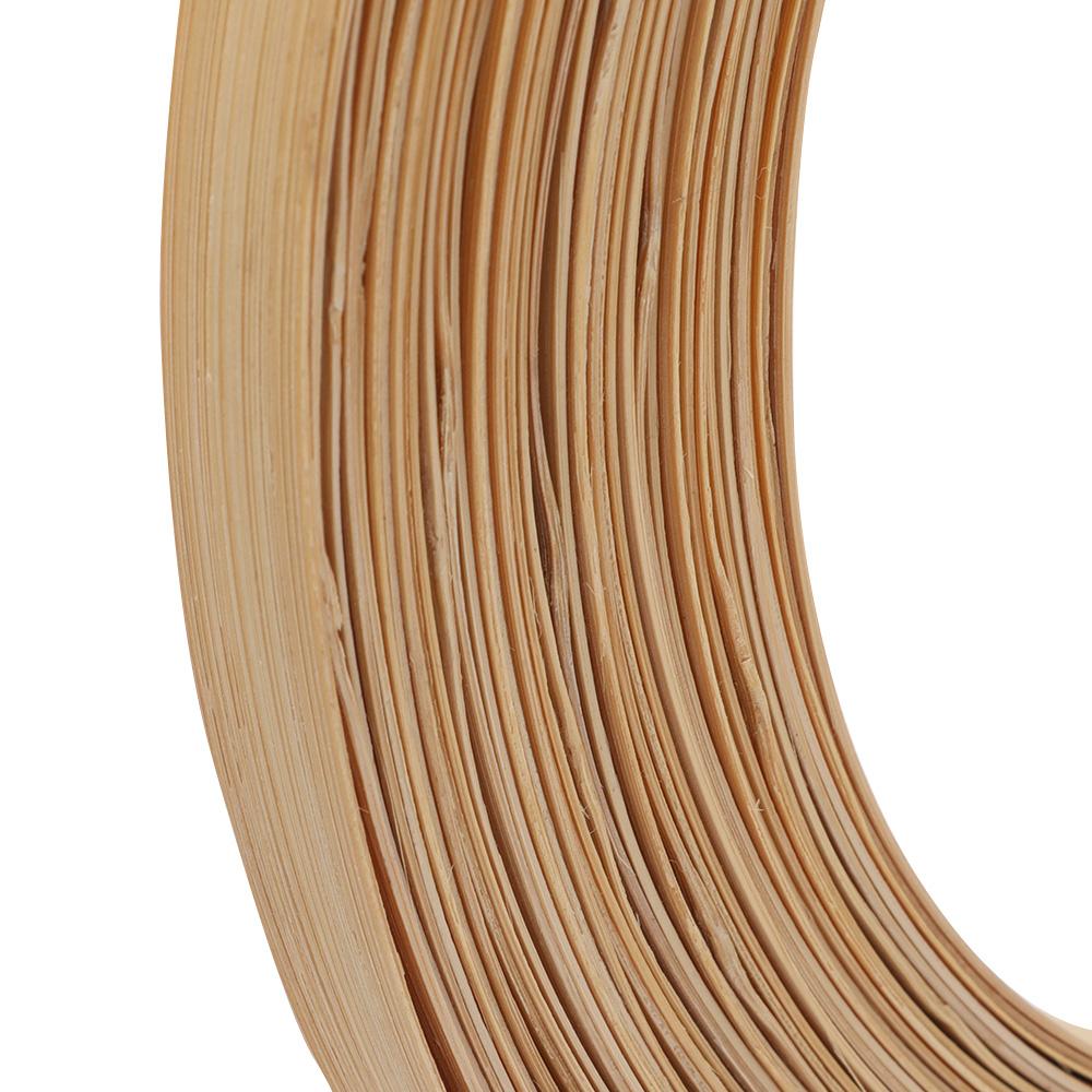 7pcs Coil Flat Reed Strips Flat Cane Reed Flat Cane Reed Strips Natural Bamboo Wide Strips Weaving