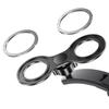 Strong Magnetic Car Phone Holder Double Mount Antislip Grip Vehicle Mount for Most Phones ABS Construction