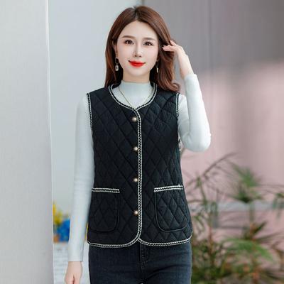 Chic and Lightweight Vest for Women, Elegant and Warm Autumn and Winter Sleeveless Coat