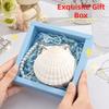 Natural Seashell Loose-leaf Notepad Multi-Purpose Refillable Notepad Diary Book  Students Use