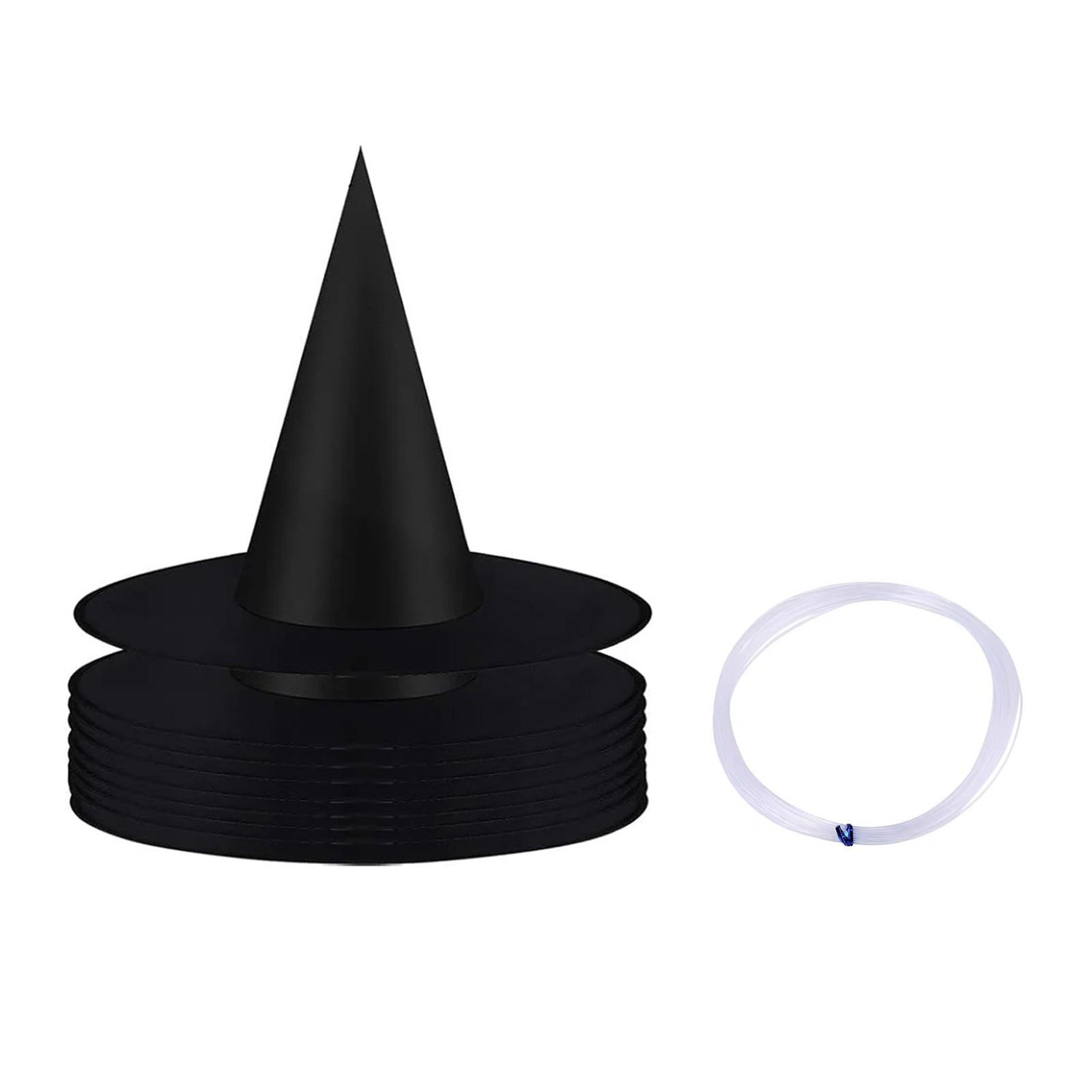 

12 шт. Хэллоуин шляпа украшения реквизит женский ведьма взрослый ведьма головной убор наряд детская праздничная шляпа One Size