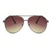 New Sunglasses Men's Frog Mirror Metal Frame Full Frame Driver Sunglasses Polarized.