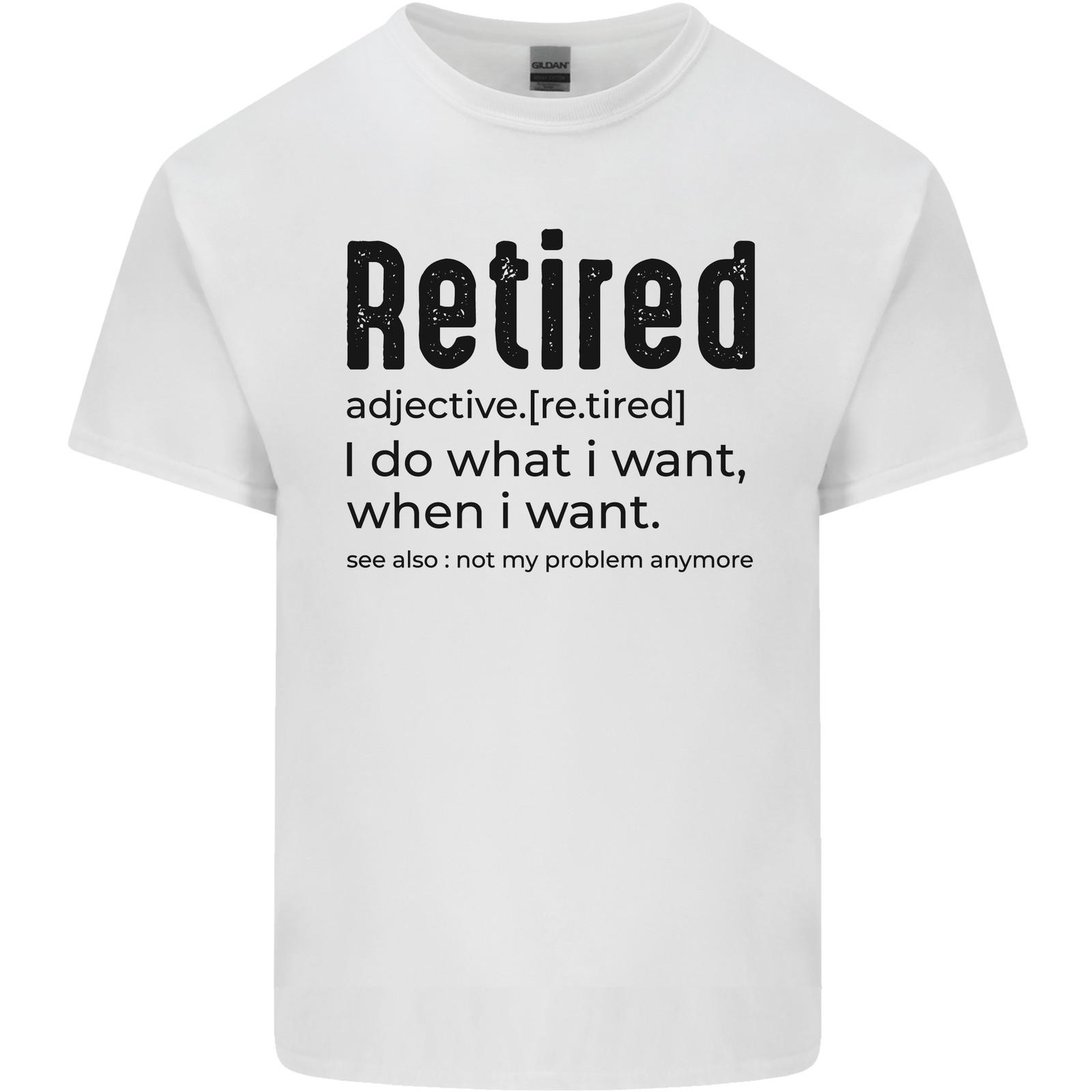 26 Retired Definition Funny Retirement Mens Light Cotton T-Shirt Unisex T-Shirt XXXL