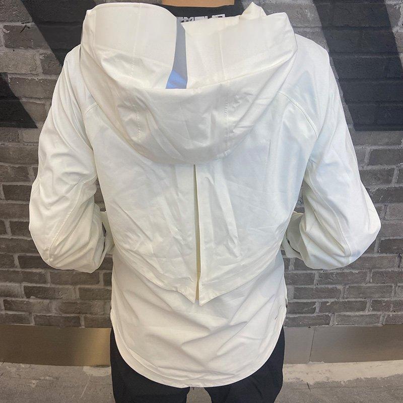 Nike Aeroshell Solid Color Hooded Sports Jacket Women Jackets White CD0549-133