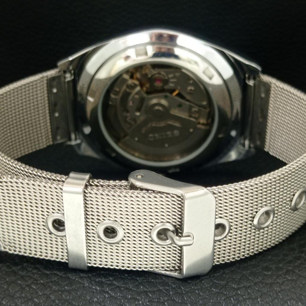 REFURBISHED SEIKO 5 AUTOMATIC 6309A JAPAN MENS VINTAGE SILVER WATCH a442575-1