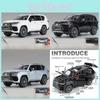 Alloy Lexus Lx600 Model Vehicle Offroad Suv With Sound Light Features Gift For