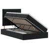Storage Bed with Mattress Black 120 X 200 Cm Velvet