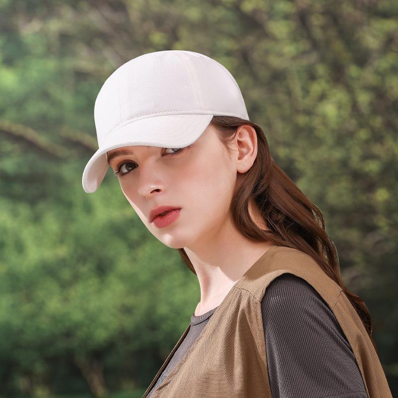 Pure Cotton High-quality Soft Top Baseball Cap Sun Protection Sun Hat Can Be Embroidered with The Same Baseball Cap
