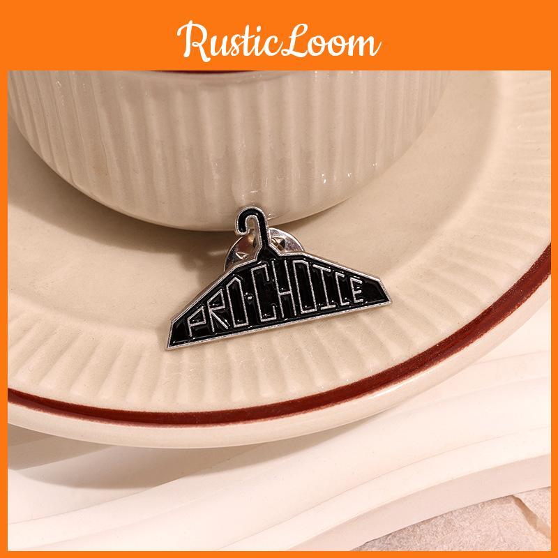 Hanger Unique Black Design Metal Brooch Pin Featuring Cute Cartoon Characters For Trendy Fashion