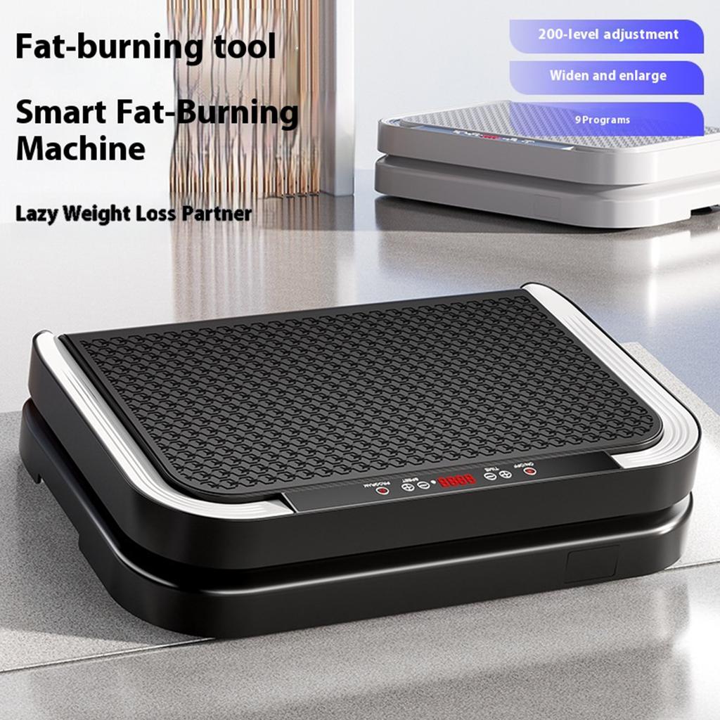 Exercise Vibration Plate with Rope Abdominal Workout Equipment 200 Modes Whole Body Vibrate Fitness Platform for Home Office