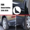 Für Skoda Kodiaq 2018- Autozubehör Auto Kotflügel Spritzschutz Kotflügel Schmutzfänger Spritzschutz Klappen vorne hinten Schmutzfänger