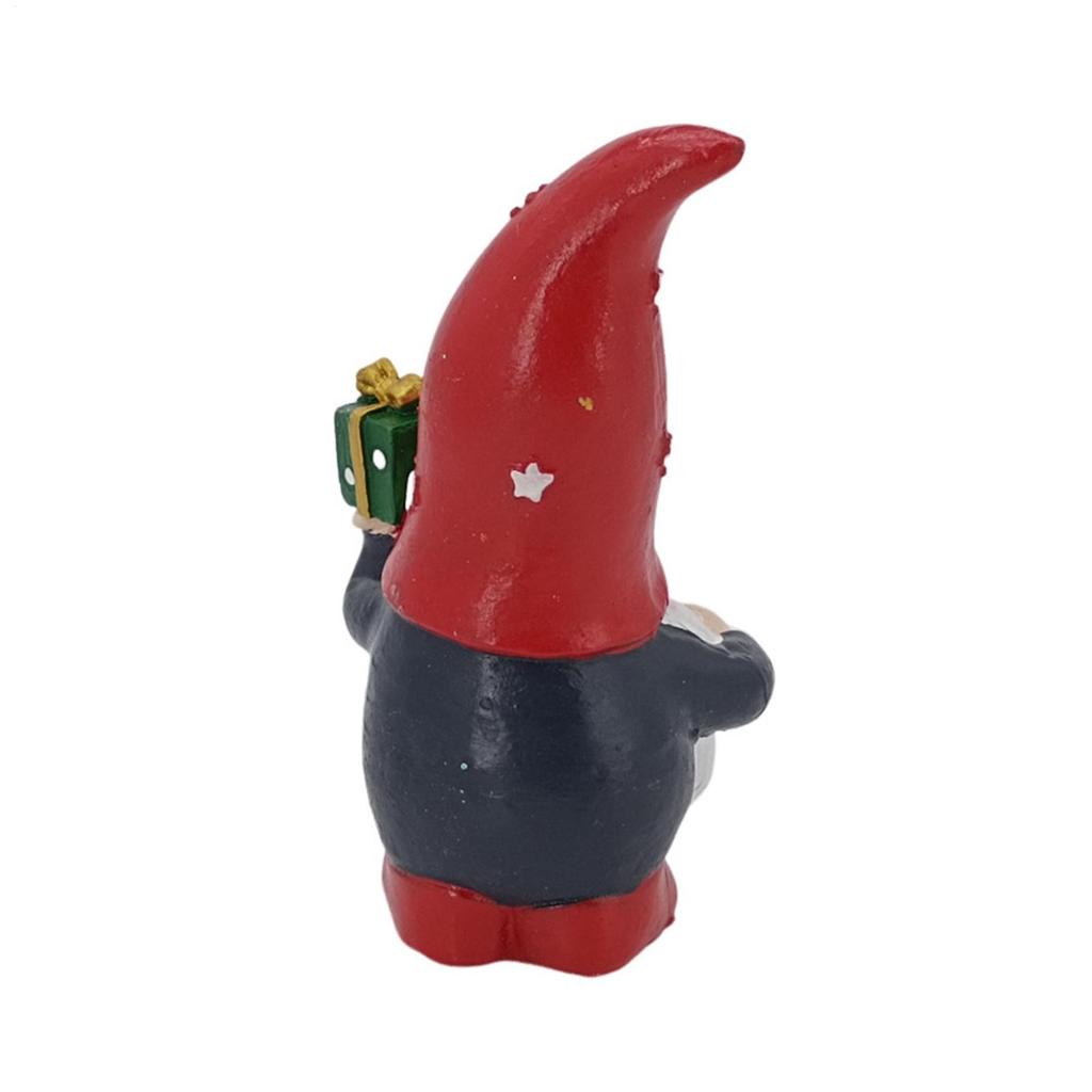 Gnome Home Decor Christmas Garden Gnomes Resin Dwarf White Beard Design For Porch Garden Landscape Living Room Bedroom Kitchen