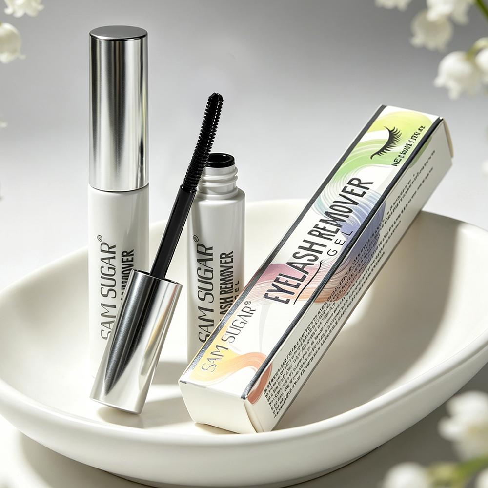 Escova Espiral Gel Removedor de Extensão de Cílios Não Irritante Sem Álcool Dissolve Rapidamente Cola de Cílios Removedor de Maquiagem para Olhos Suave para Cílios Postiços