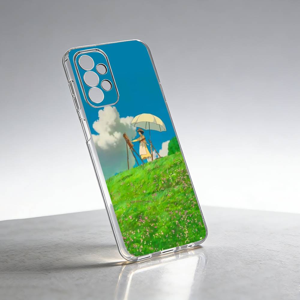 Amine The Wind Rises Phone Case For Samsung S25,S24,S21,S22,S23,S30,Ultra,S20,Plus,Fe Transparent Cover