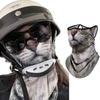 Silk Texture 3D Animal Balaclava Breathable Breathable Bandana Fashion Ice Silk Scarf  Outdoor