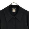 agnes b. Cotton Stainless Collar Coat 2 Black Women Used