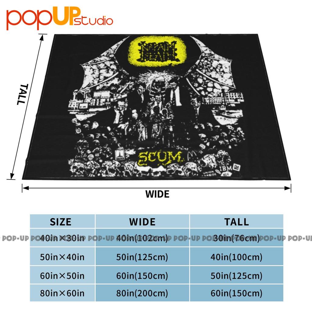Napalm Death Scum Ultra-Soft Blanket Quilt Winter Sofa Cover Bed Covers