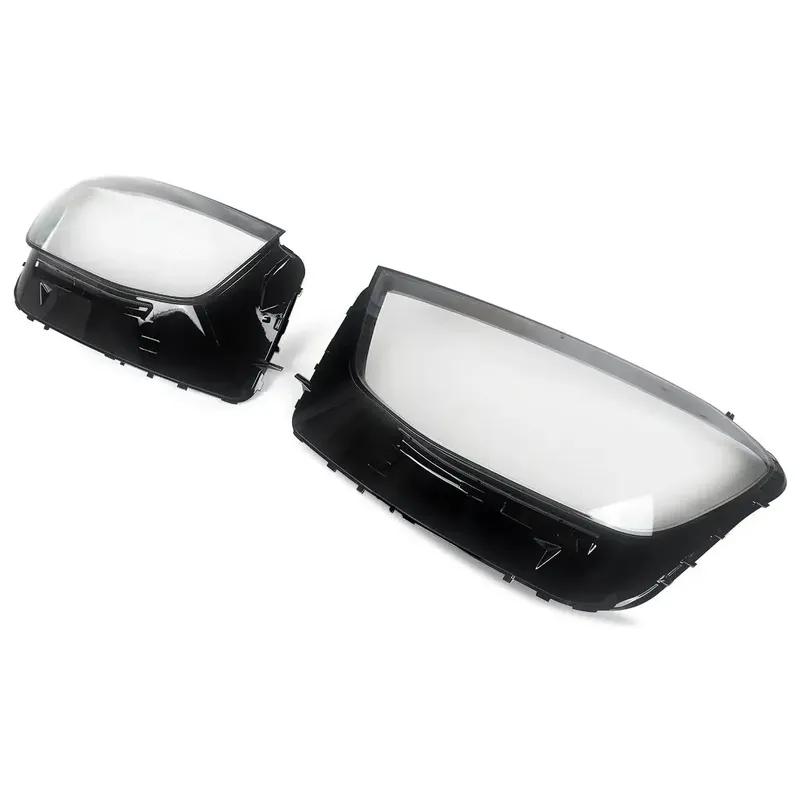 Pair Headlight Lens Headlamp Cover For 2019-UP Mercedes-Benz GLC W253 X253 C253