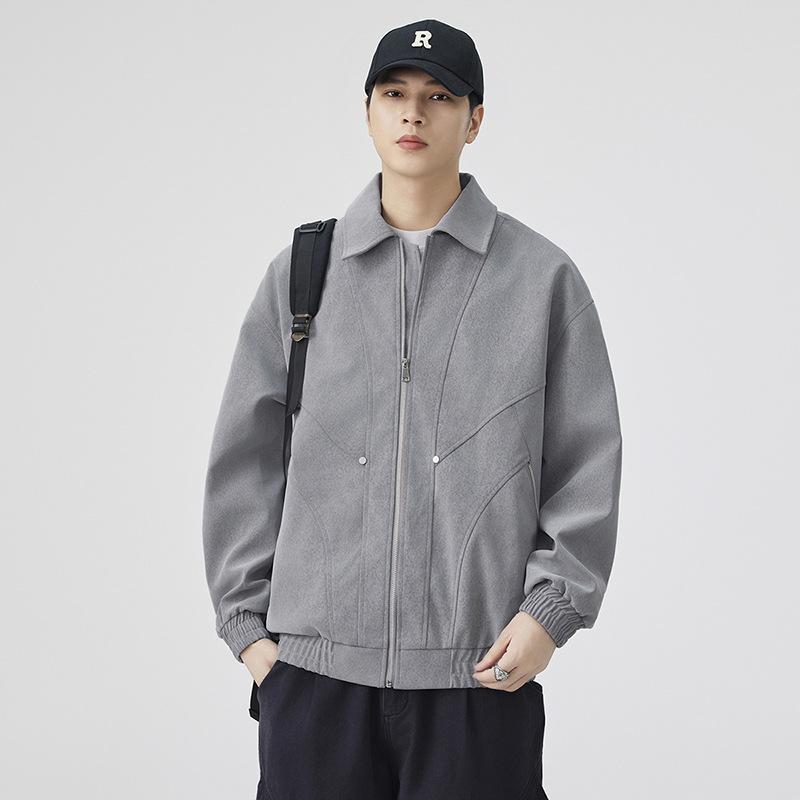 Jacket Men's Color Blocking 2025 Autumn and Winter New Men's Youth Windproof Fashion Casual Top Jacket Trend