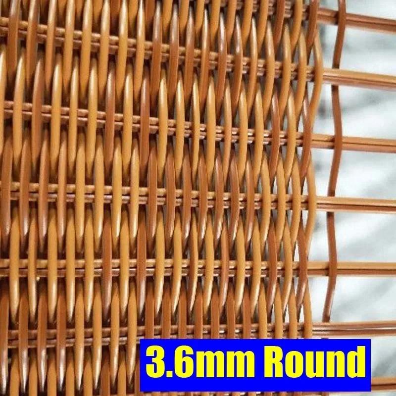500g 31 Types Thicker Round/Flat PE Synthetic Rattan Material For Weaving Basket Chair Sofa Table Repair DIY Craft Plastic Rope