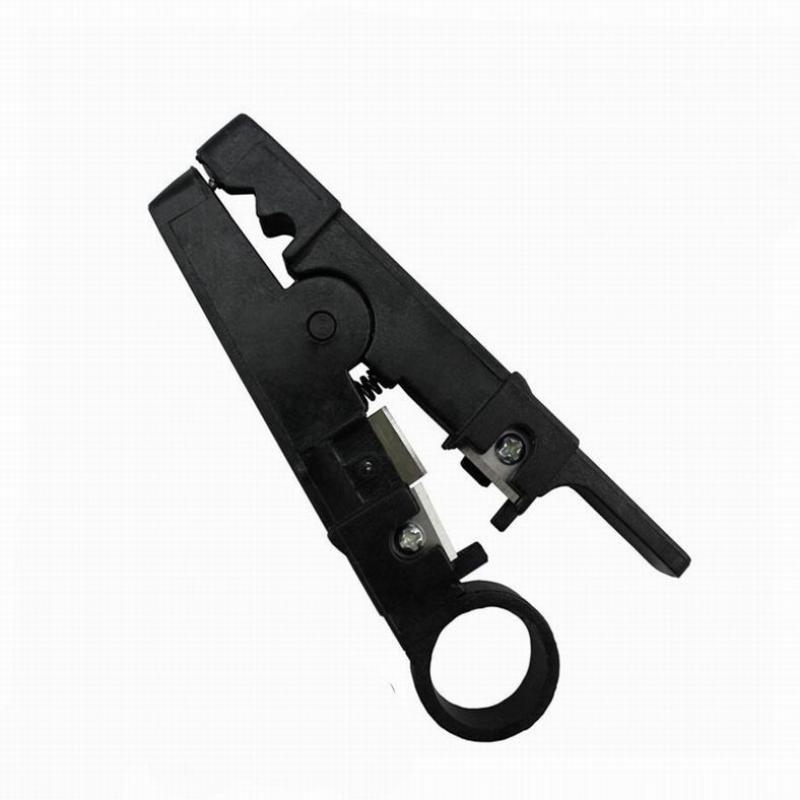 

1 шт. Портативный мини-нож для зачистки проводов, плоскогубцы для обжима, инструмент для зачистки кабеля, кусачки для проводов, карманный многофункциональный инструмент чёрный