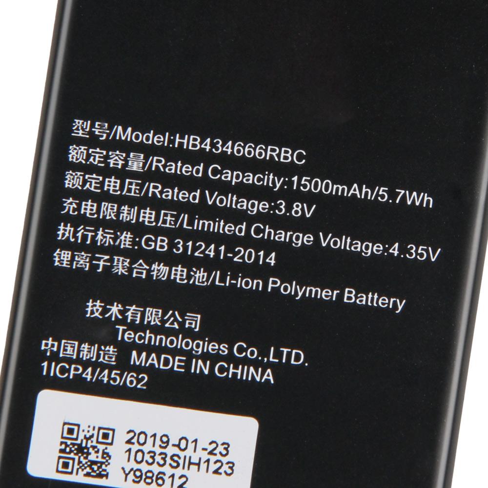 Rechargeable Lithium Battery For Huawei E5573 E5573S E5573s-32 E5573s-806 E5573s-320 E5573s-606 HB434666RBC Phone Battery1500mAh