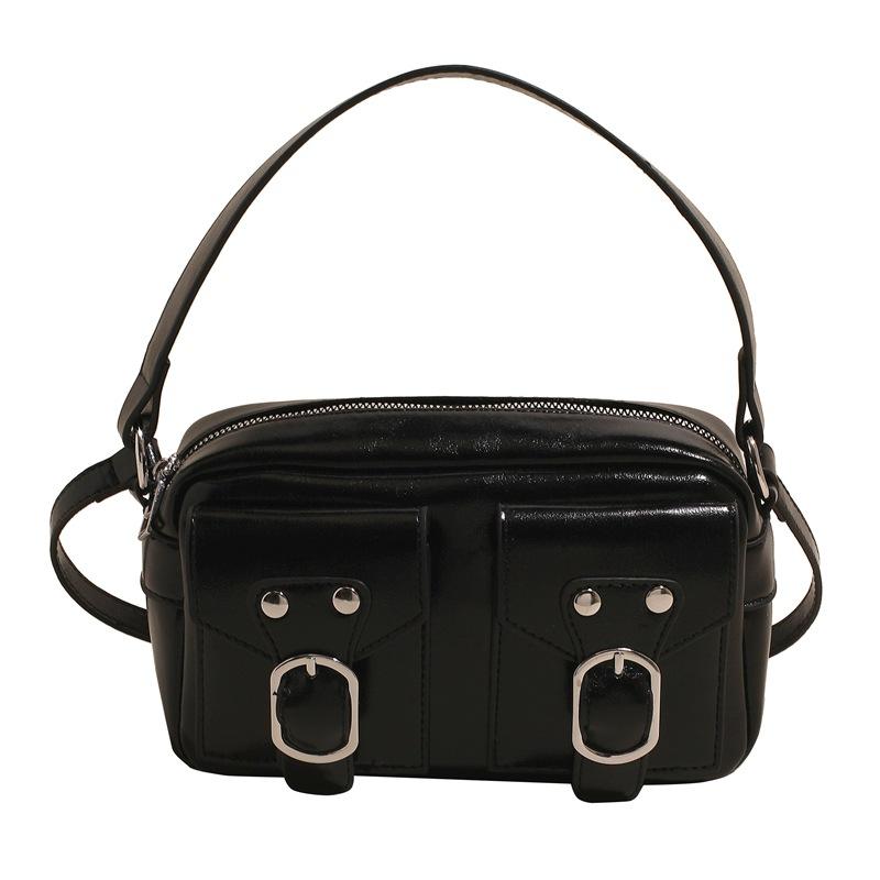 Retro High-end New Versatile Spice Girl Locomotive Bag Camera Bag Handbag Shoulder Messenger Bag