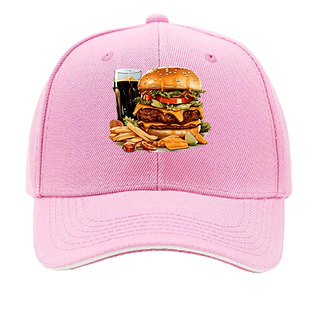 Adjustable Hat with Curved Brim  Outdoor Camping  Cap Wide Visor Fit for Driving Casual Wear ( Sandwich Baseball Cap