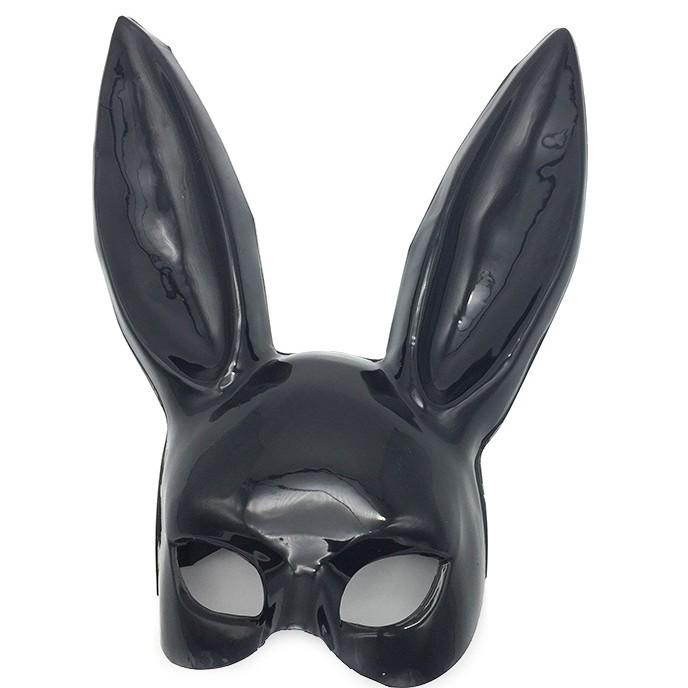 Adult Black Sexy Bunny Rabbit Masquerade Mask