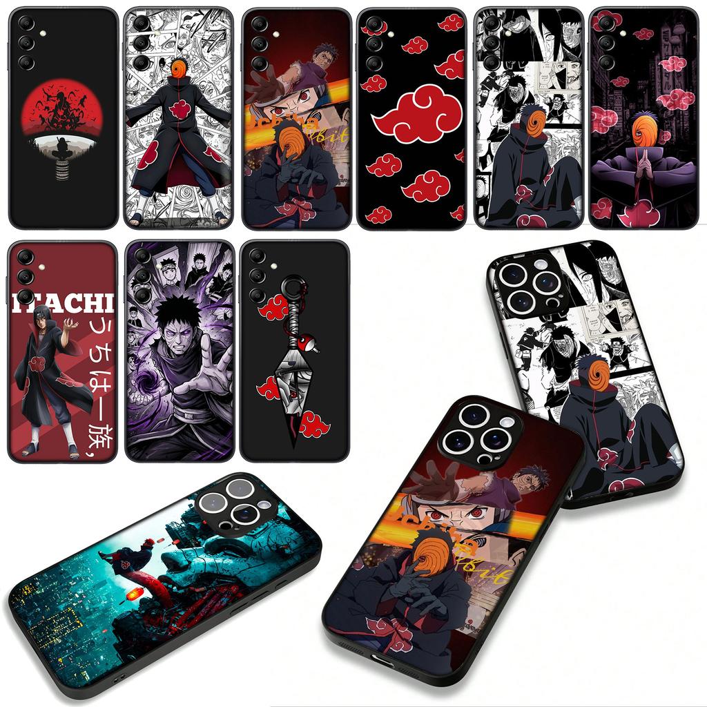 Obito Uchiha Tobi Narutos Akatsuki Itachi Cover Case for Apple iPhone 17 16 11 Pro XS Max XR 6 7 8 Plus 16E SE 2020 Air 5 SE2