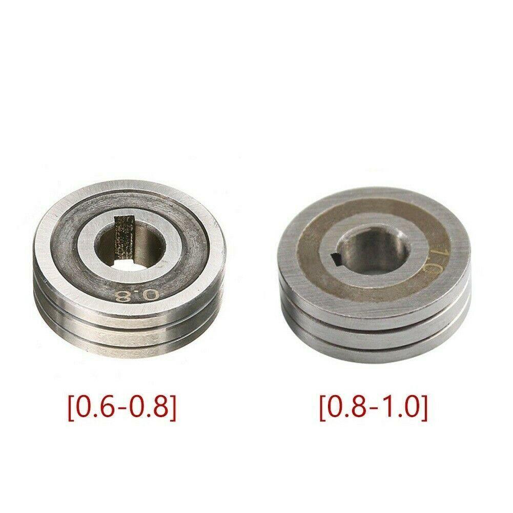 2pcs V-Groove Knurled Groove Mig Welder Wire Feed Drive Roller Roll