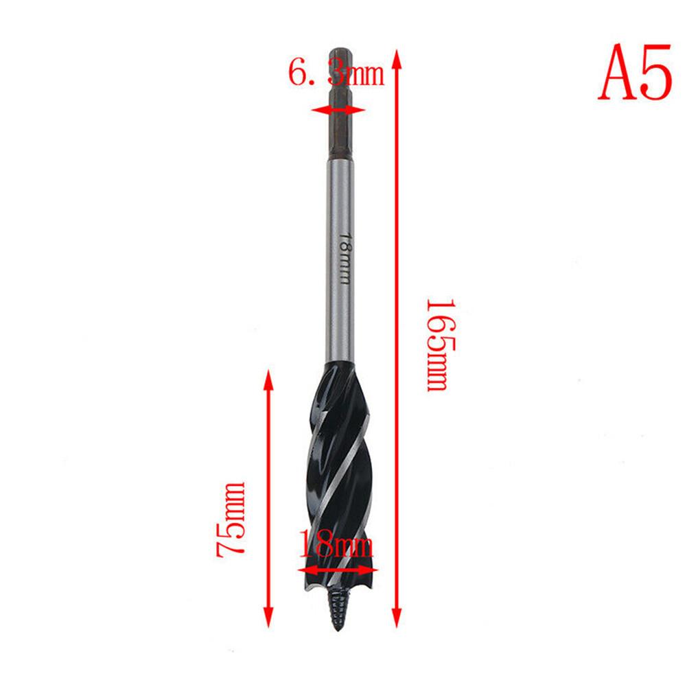 Vysoce kvalitní sada vrtáků 1ks Tesařský vrták Rychlý řez 1/4" 10-25 mm