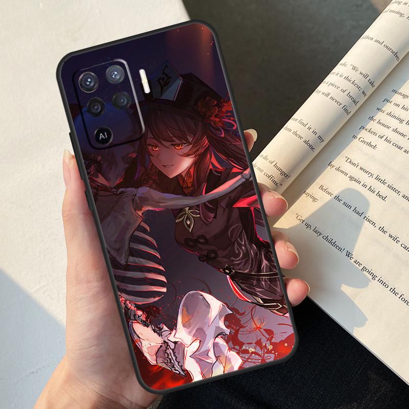 Hu Tao Genshin Impact Case For Oppo A5 Pro A15 A16 A17 A57 A77 A94 A74 A54 A76 A96 A40 A60 A80 A18 A38 A58 A78 A98