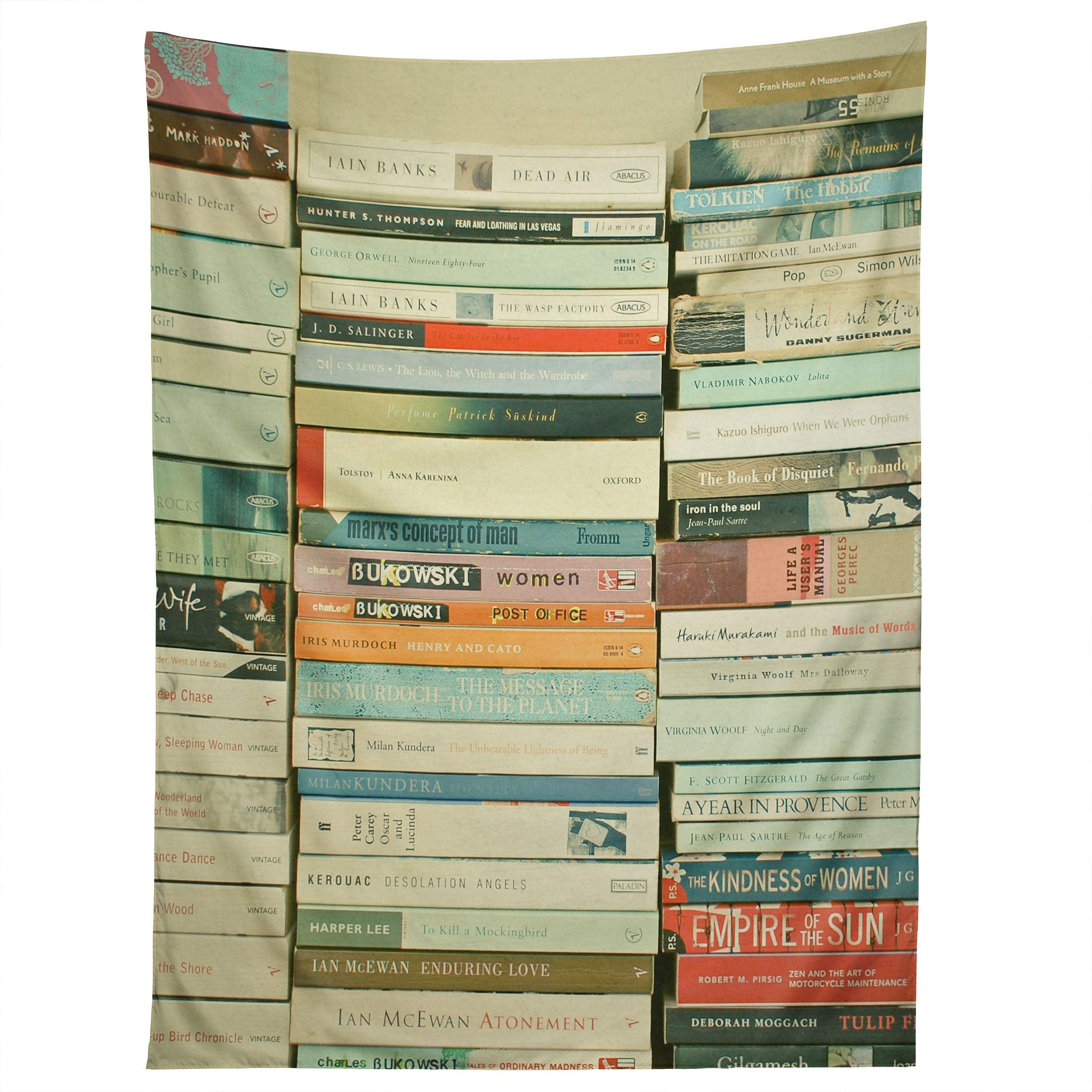 BOOKWORM tapestry 75x100