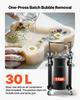 VEVOR Pressure Pot Tank, 30 L Heavy Duty Steel Pressure Pot Tank with Three Quick-Connect Couplers for Home Use, DIY, Art Creations