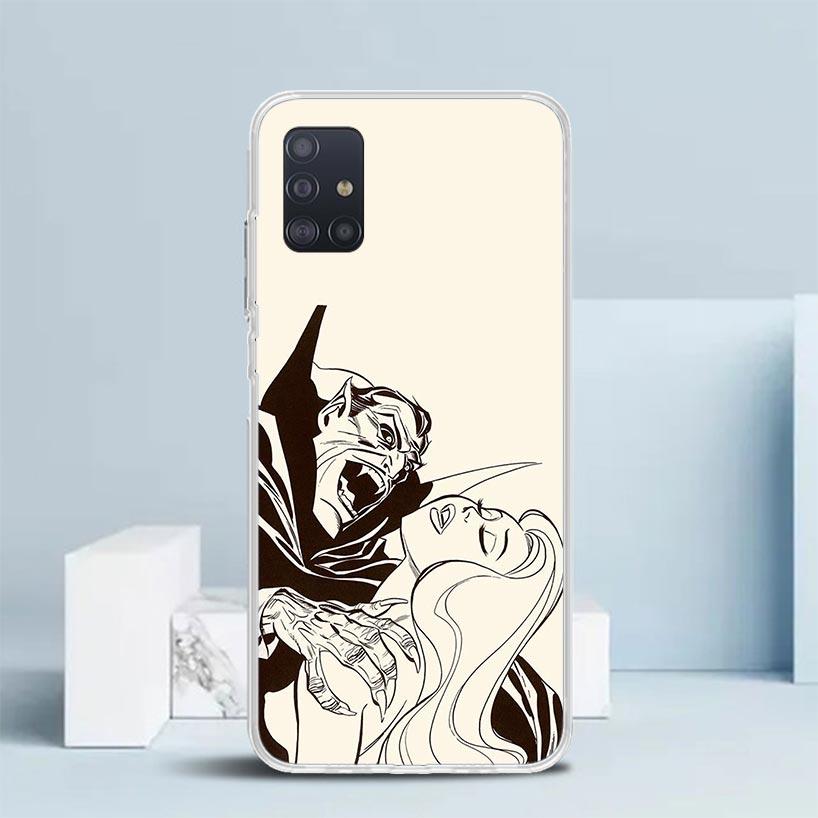

Gothic Vampire Scarlet Art Soft Cover for Samsung Galaxy A12 A22 A32 A52 A72 A02S Phone Case Note 20 Ultra 10 S10 Plus A51 A71 A Samsung Note 20Ultra
