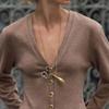 Exaggerated Floral Vase Pendant Necklace with Alloy Collarbone Chain