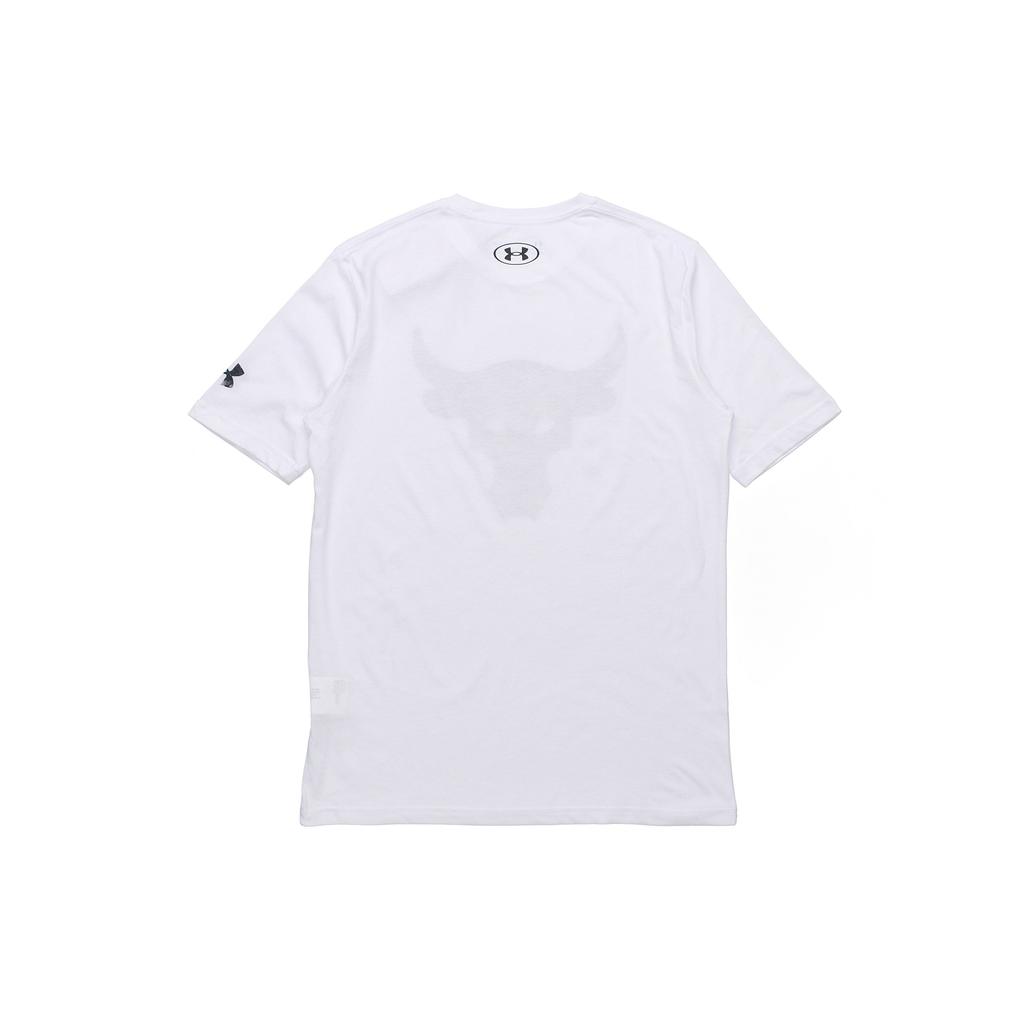 Under Armour Iron Training Sports Straight Leg T-Shirt Men Tops White 1357186-100