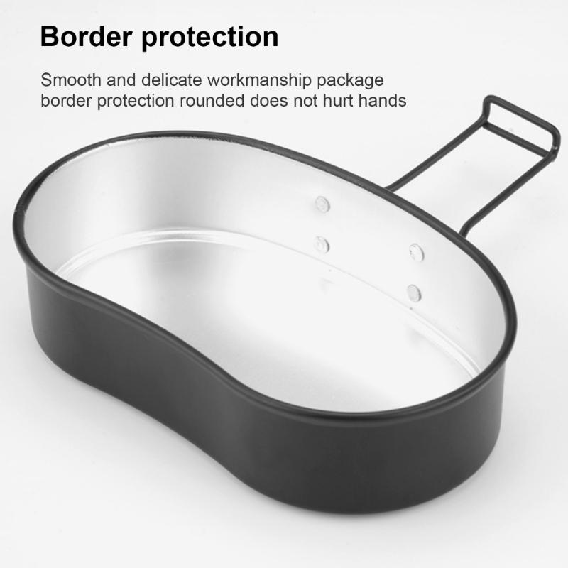 Portables Camping Lunch Box Large Capacity Double Training Reusable Lunch Box for Hot and Cold Food