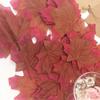 100 Pcs Fall Fake Silk Leaves Wedding Favor Autumn Maple Leaf Wedding Decoration