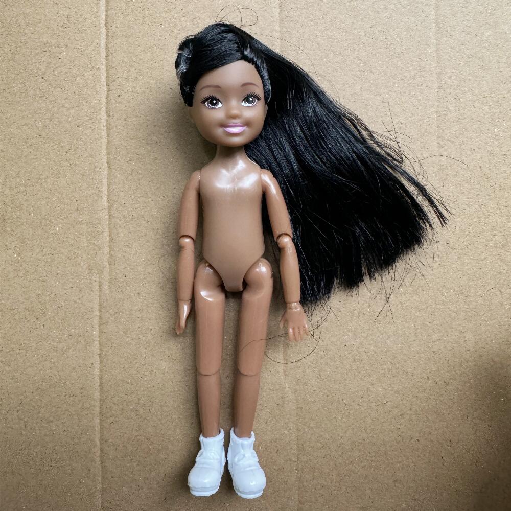 13cm Mini Kelly 5-Zoll Kleine Jungen Mädchen Teenager Schwestern Brüder Dunkle Normale Haut Nackter Körper Reborn Bjd 1/12 Spielzeug für Kinder