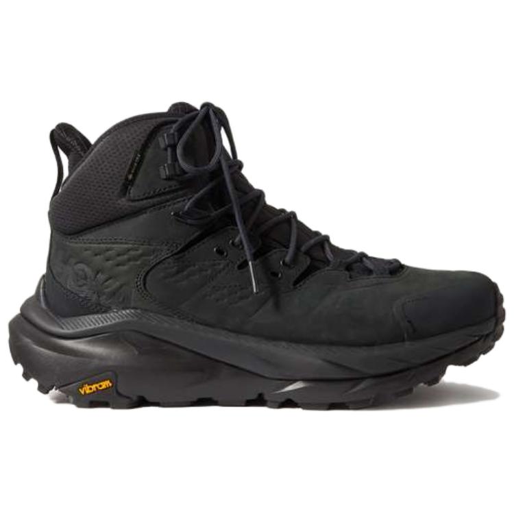 HOKA One One Comfortable Sports Non-Slip Waterproof High-Top Hiking Shoes Men Hiking Shoes Black 1123155