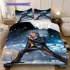 Johnny Hallyday Beyond Rock bedding, duvet cover, pillowcase, home decoration, birthday gift (1 * duvet cover+2 * pillowcase, coreless)