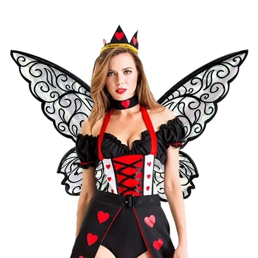 Sparkle Butterfly Fairy Wings Colorful Elf Wings Costume Fantasy Cosplay Wings Party Favor